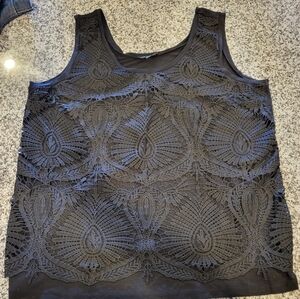 Lane Bryant Black Tank Top sz 18/20